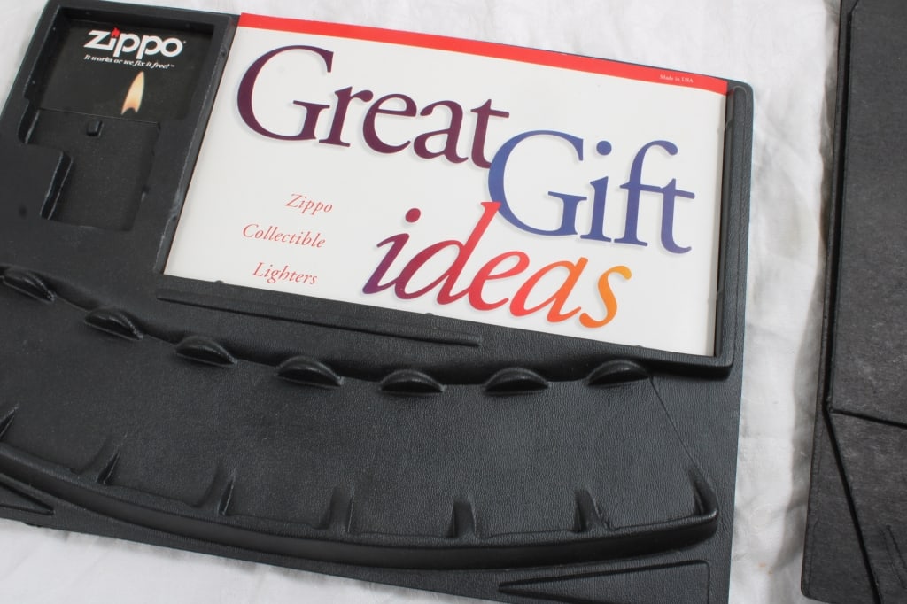 2 Zippo Plastic Store Displays - 12