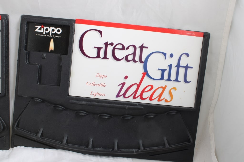 2 Zippo Plastic Store Displays - 2