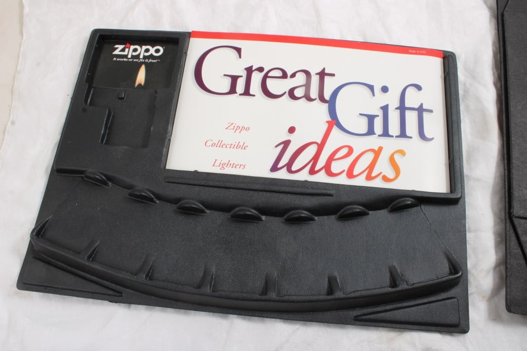 2 Zippo Plastic Store Displays - 9