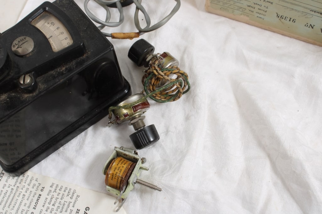 Spark Plug Air Pump Adapter, L & N Galvanometer - 12