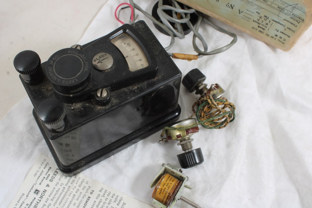 Spark Plug Air Pump Adapter, L & N Galvanometer - 9