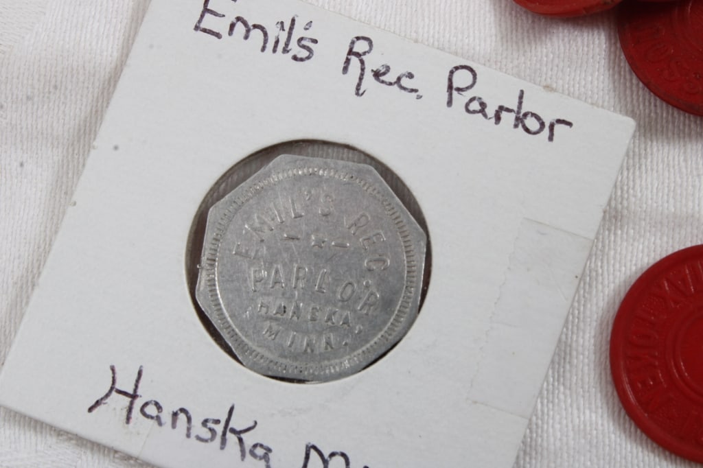 Minnesota Metal Tokens, Missouri Plastic Tokens - 2