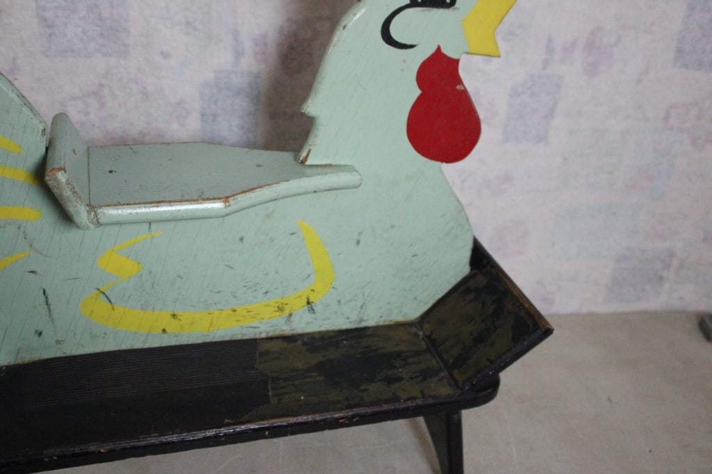 Folk Art Shoe Store Children's Chicken Chair - 4