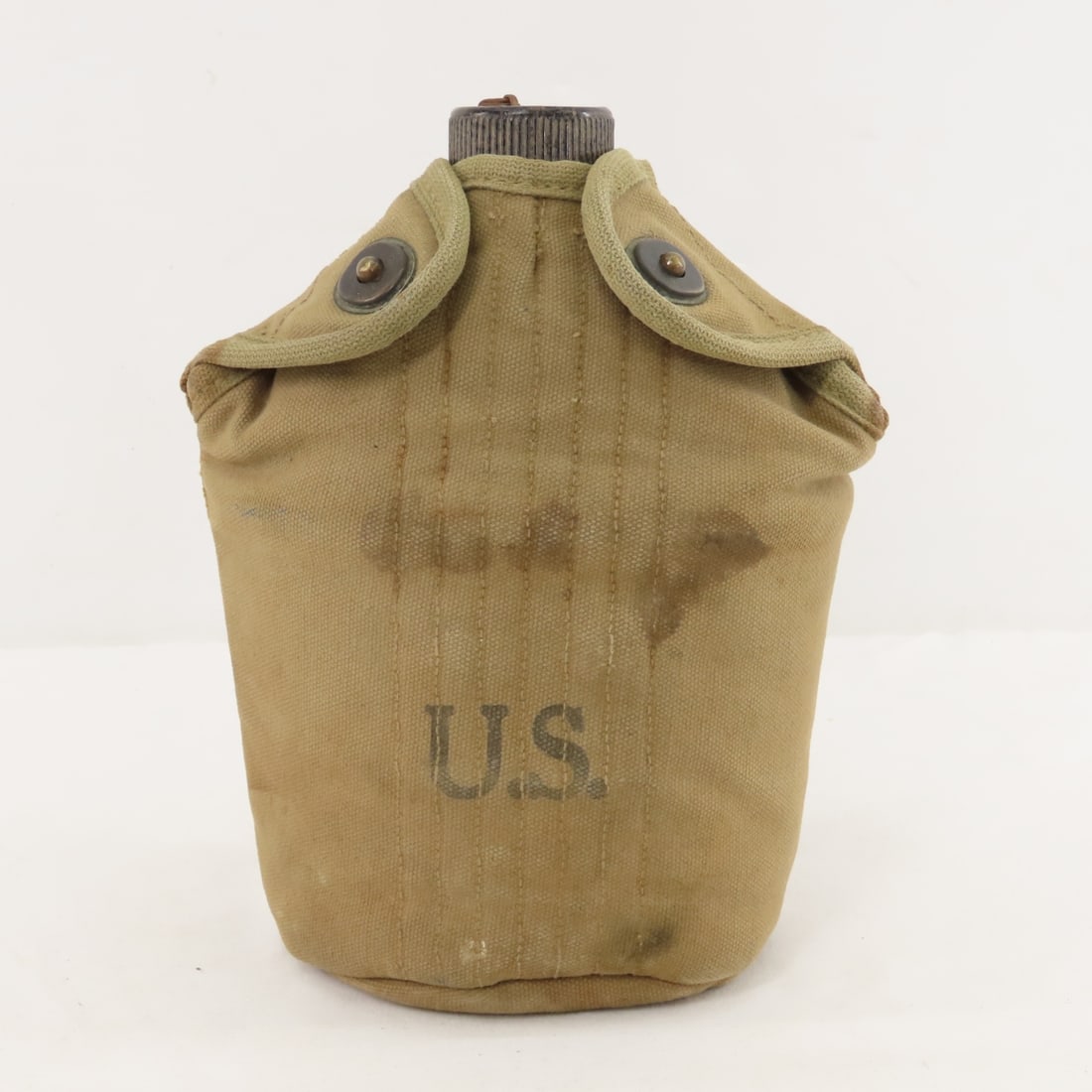 1942 US Porcelain Canteen with cover (1 of 12)