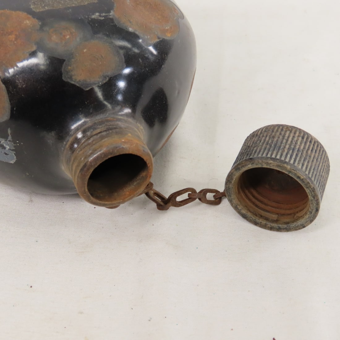 1942 US Porcelain Canteen with cover - 7