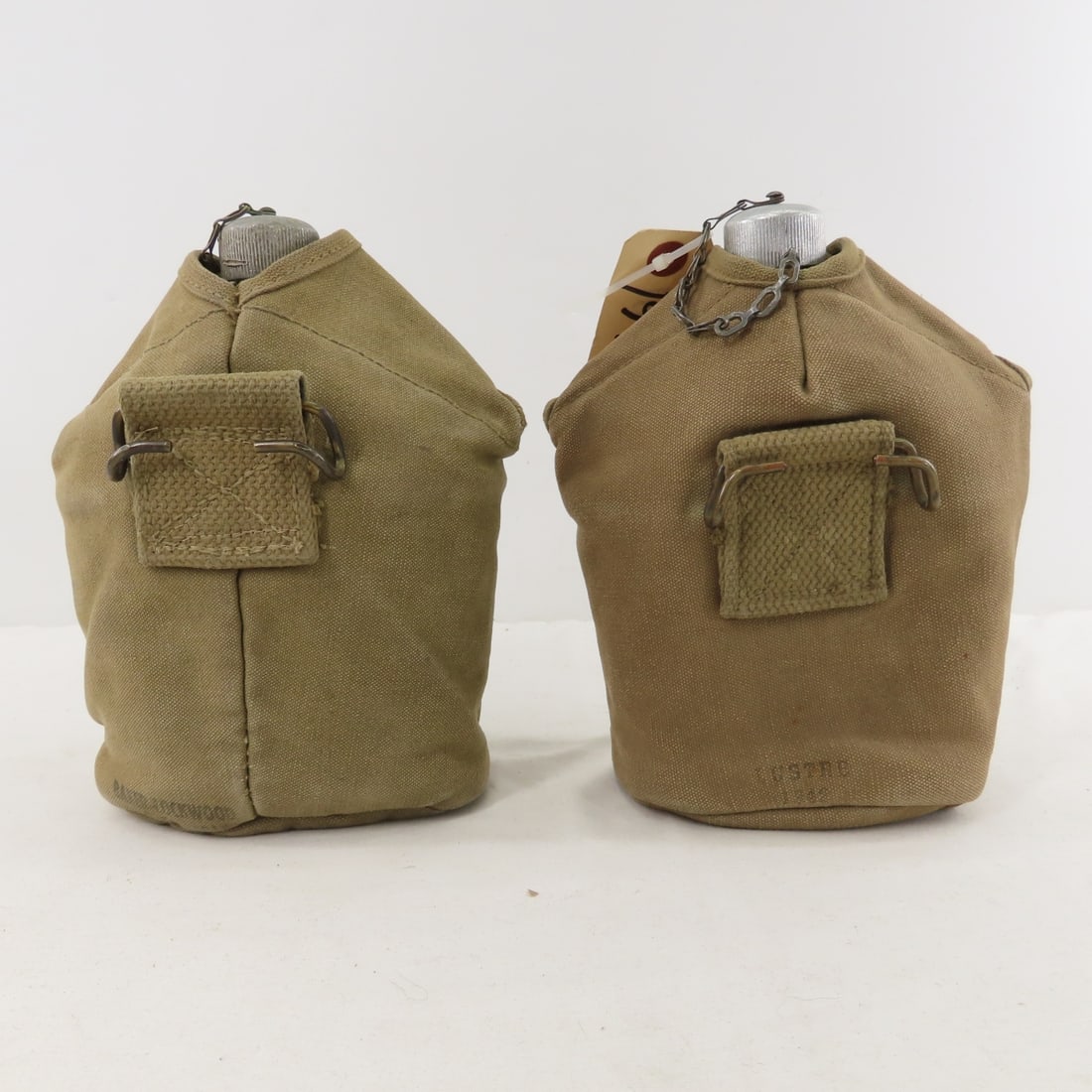 WWII US Military Canteens, Covers, Mess Kits - 3