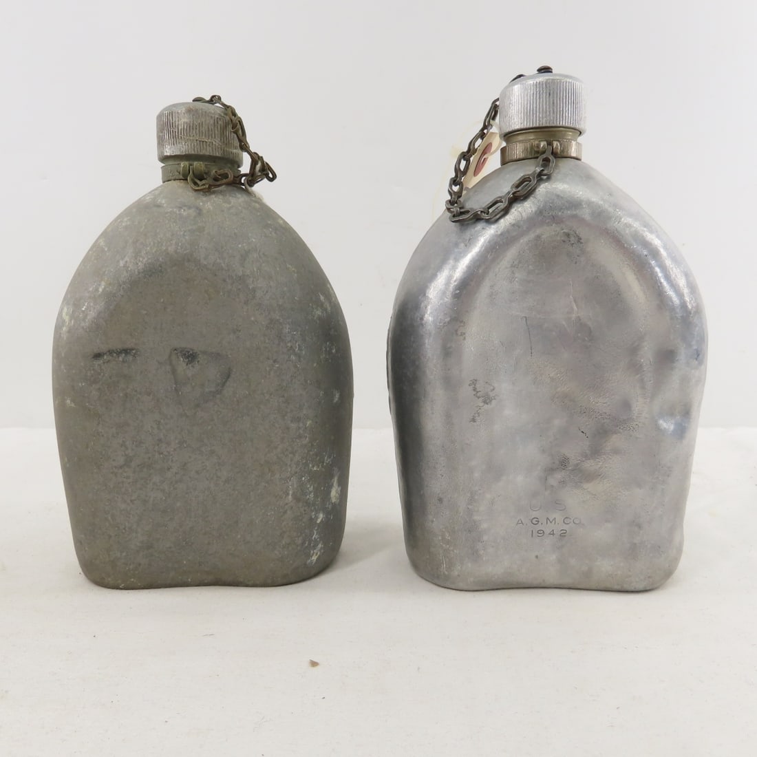 WWII US Military Canteens, Covers, Mess Kits - 5