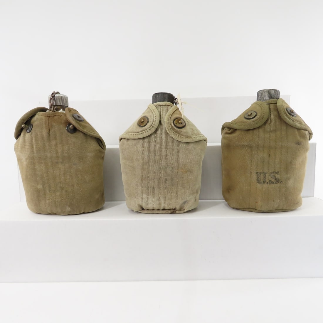 WWII US Military Canteens & Covers - 2