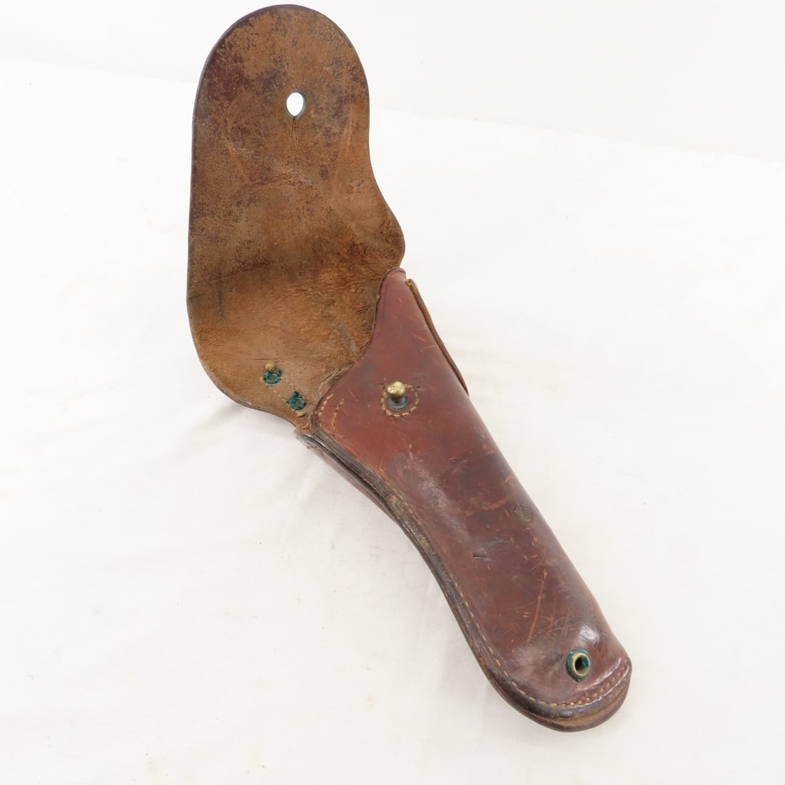 3 WWII Brown Leather Boyt Holsters - 15