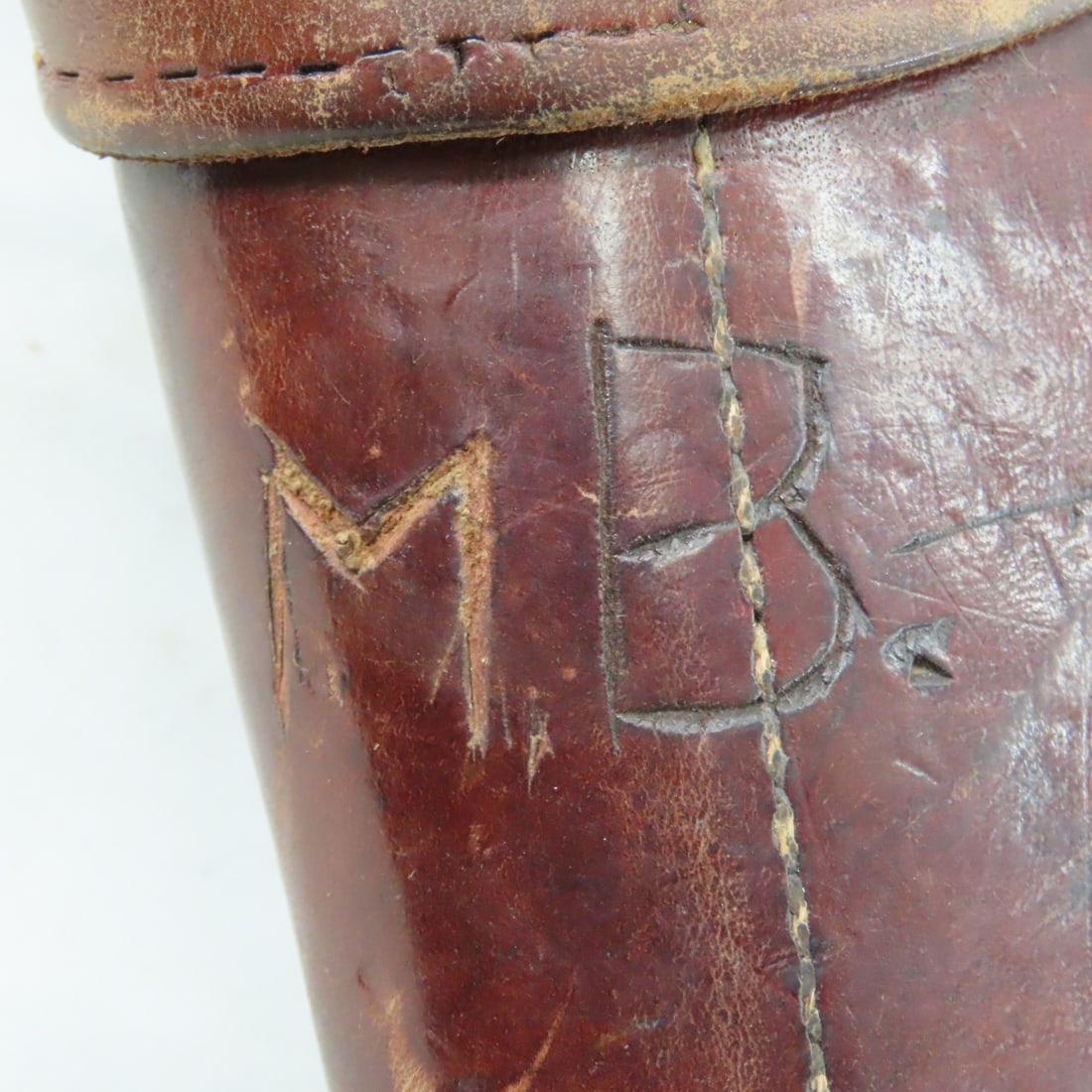 3 WWII Brown Leather Boyt Holsters - 20