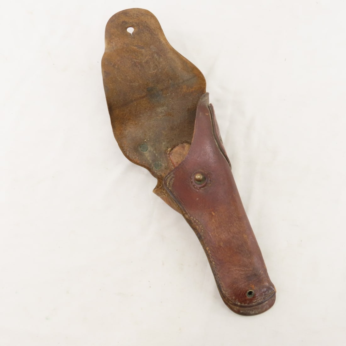 3 WWII Brown Leather Boyt Holsters - 4