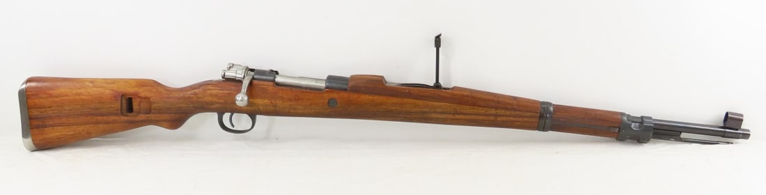 Yugo Zastava M48A Preduzece Rifle 8mm: Yugo Zastava M48A Preduzece Rifle 8mm - SN# 44697 on receiver, bolt & stock, import Cherry's GSO NC, 1943 crest on receiver with M48A, HPJ and Preduzece 44 stamp. 5 round internal stripper clip box ma