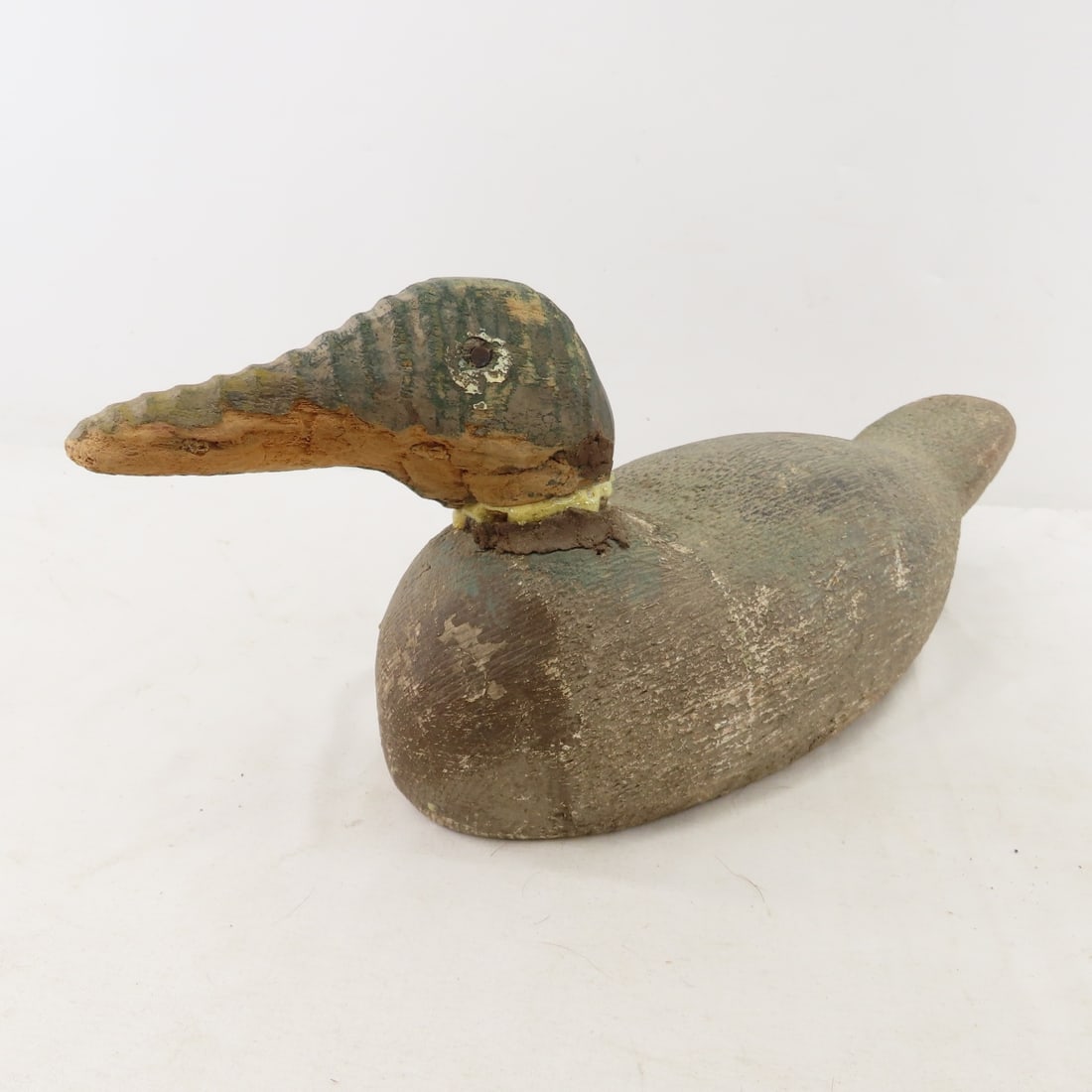 8 Point Deer Rack, Duck Decoy, Signs, bone handles - 7