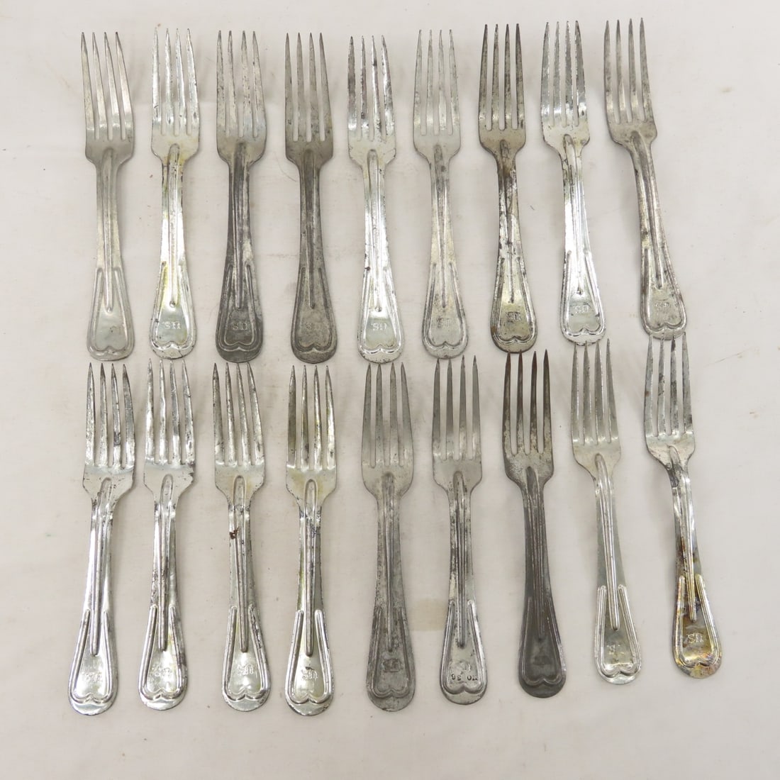 US Military Silverware in plastic tray - 5