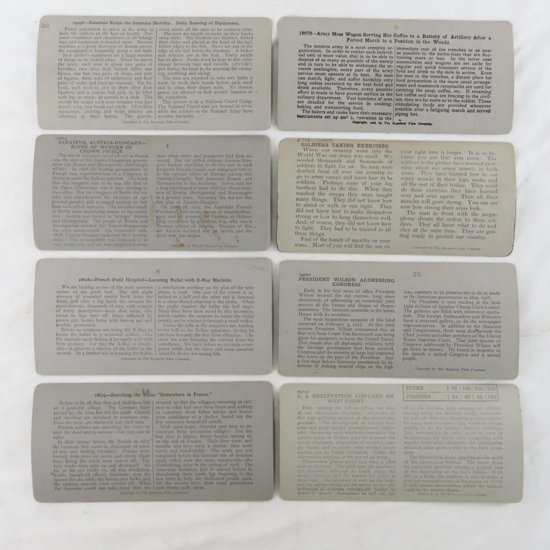 40+ WWI Military Stereoscope cards with Viewer - 13