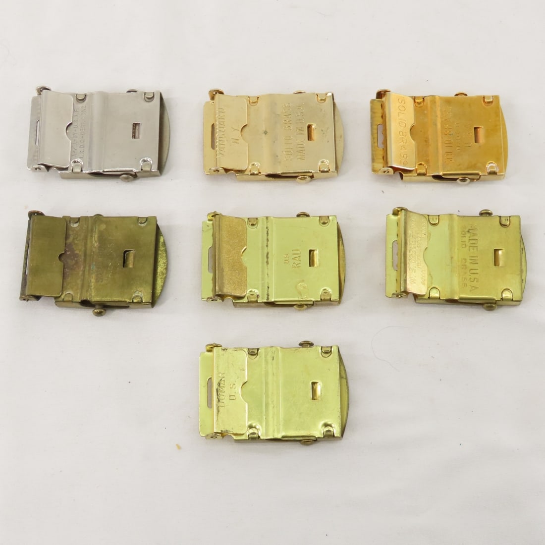 US Military belts, straps, ammo belt, buckles - 12