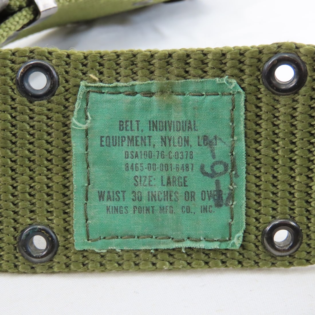 US Military belts, straps, ammo belt, buckles - 19