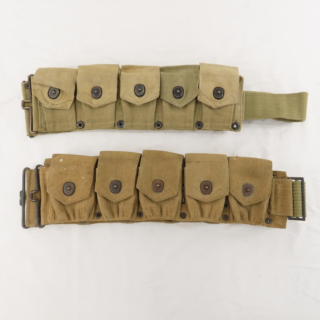 US Military belts, straps, ammo belt, buckles - 3