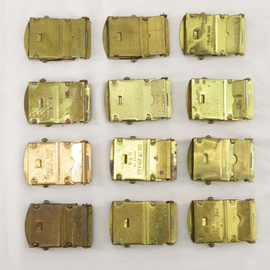 US Military belts, straps, ammo belt, buckles - 9