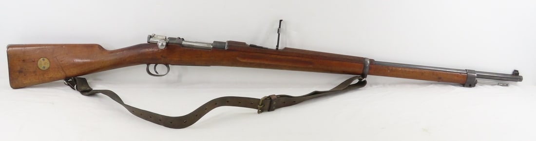 Swedish M96 1911 Gustafs 6.5x55mm Rifle: Swedish M96 1911 Gustafs 6.5x55mm Rifle - SN# 285005, import CAI St. Alban VT, bolt has all matching serial numbers 005, top receiver marked "Crown G Carl Gustafs Stads Gevarsfaktor 1911", 29"