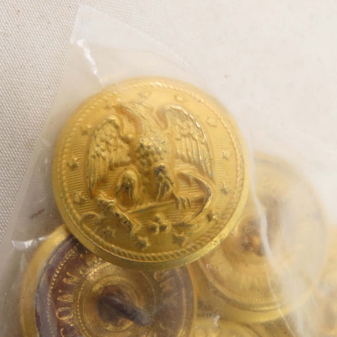 Collection of Vintage US Military Patches, Buttons - 11