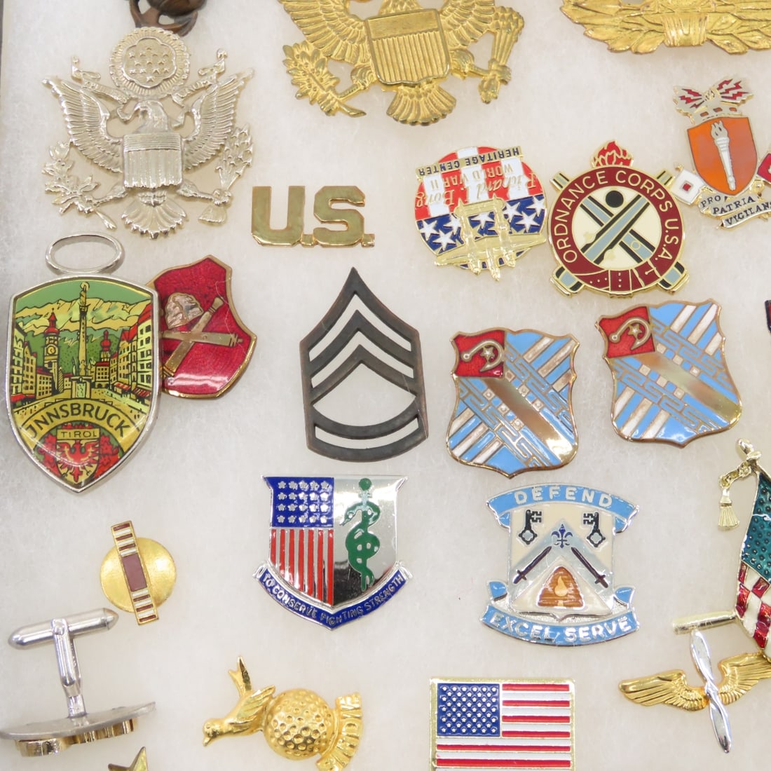 Collection of 80+ US Military & Other Pins - 4