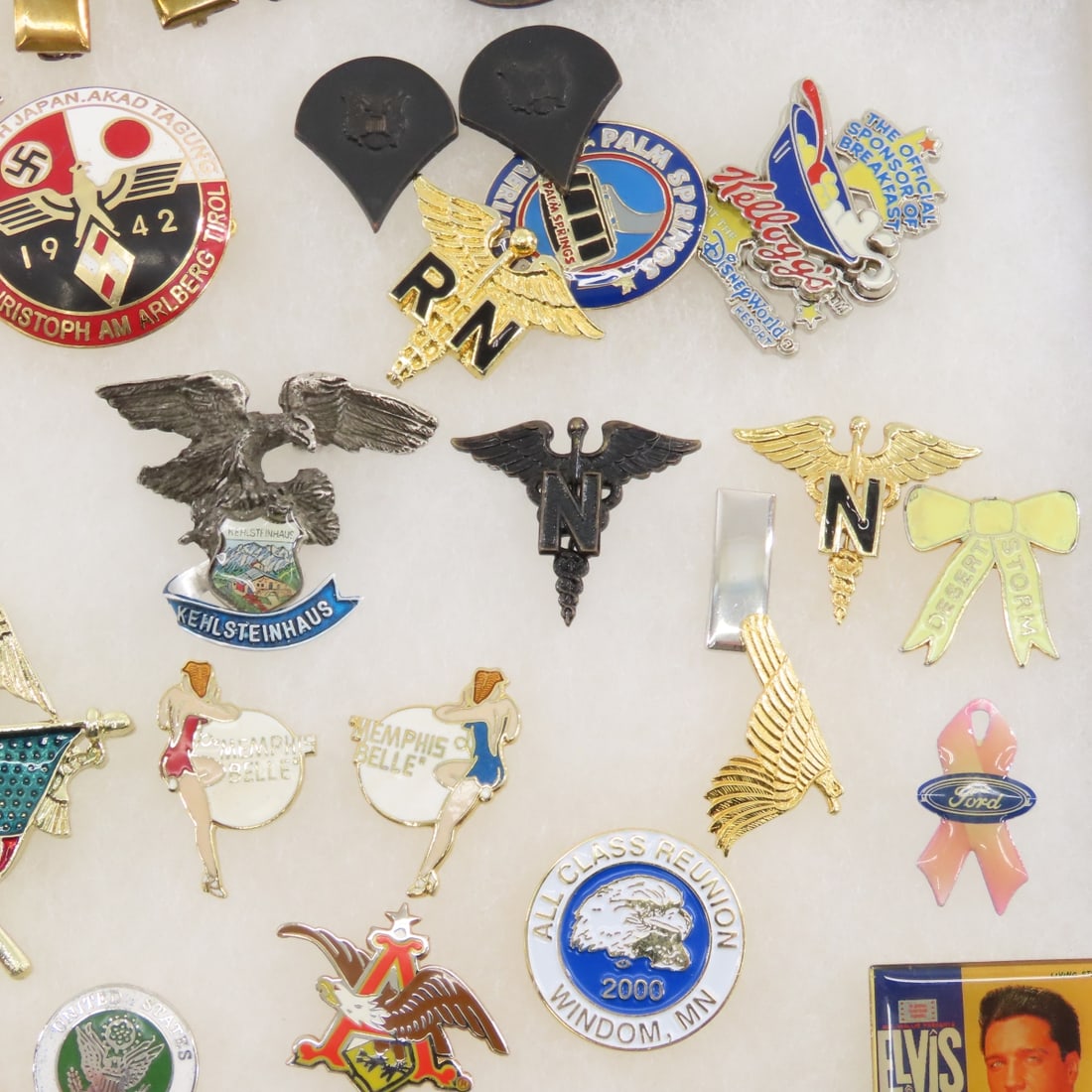 Collection of 80+ US Military & Other Pins - 6