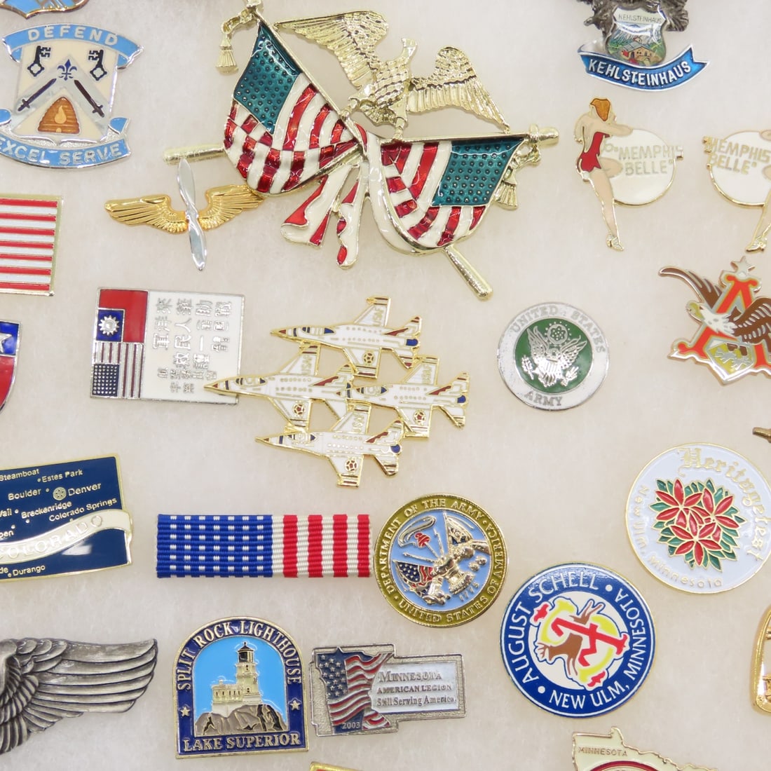 Collection of 80+ US Military & Other Pins - 8