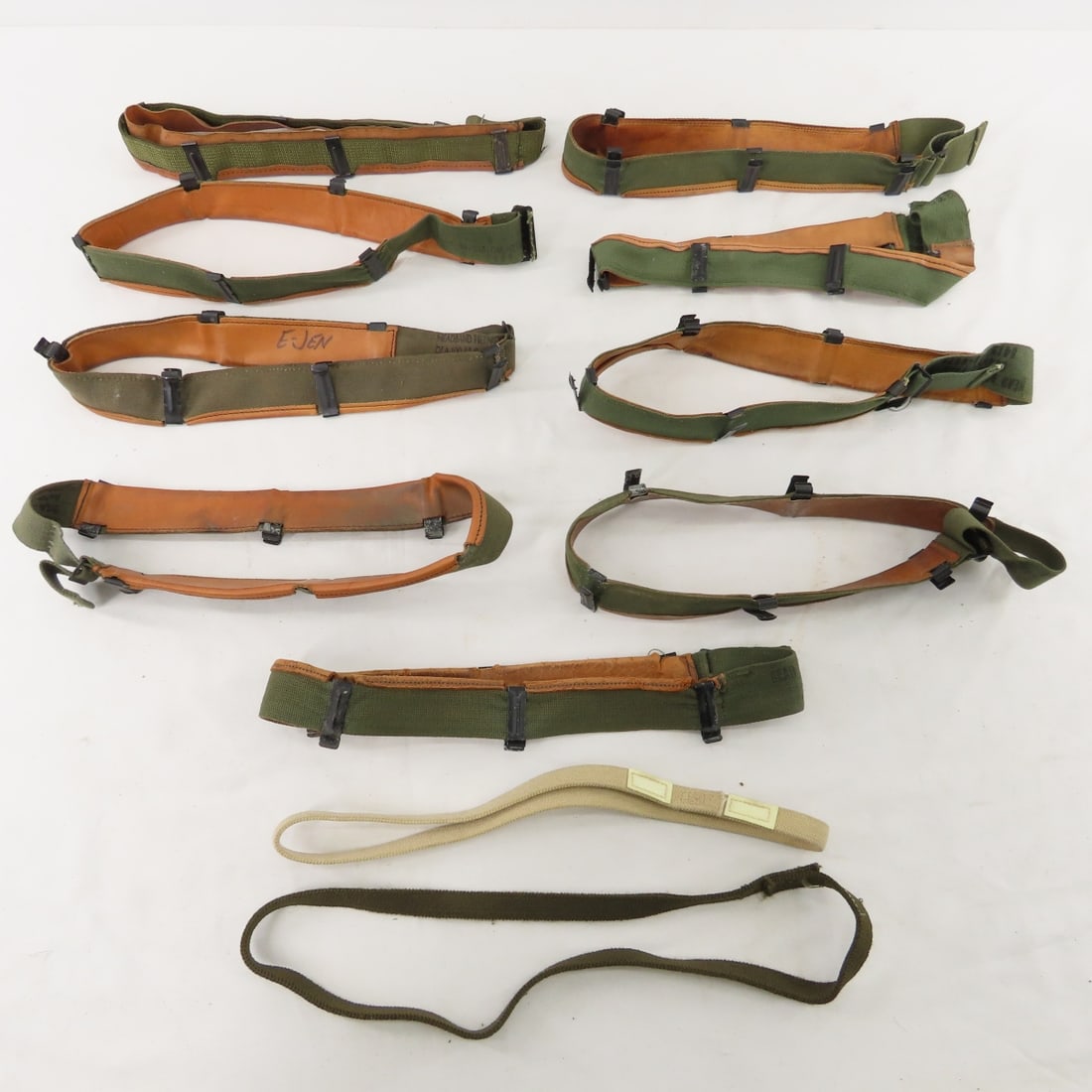 Vintage & Modern US military helmet liners, straps - 2