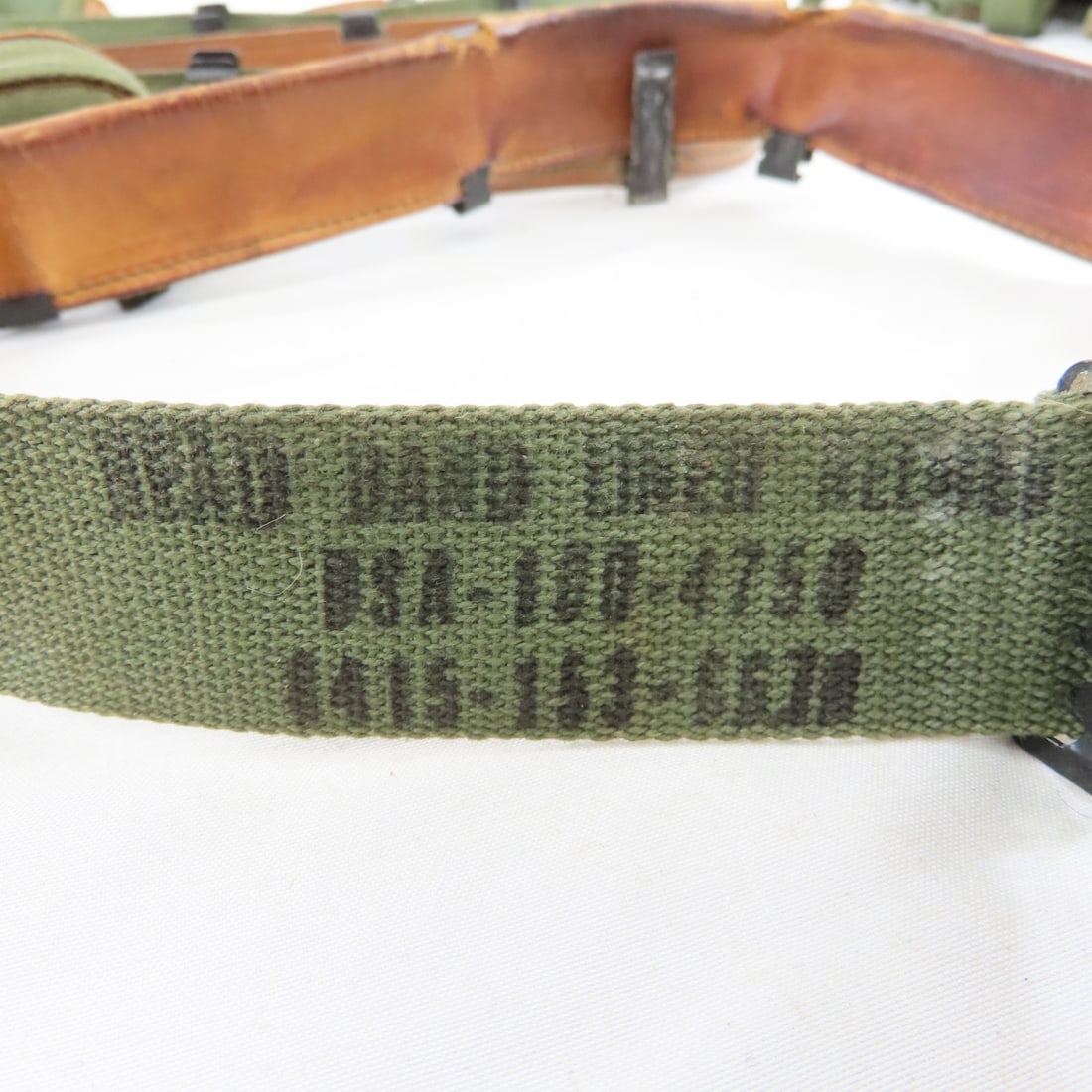 Vintage & Modern US military helmet liners, straps - 4