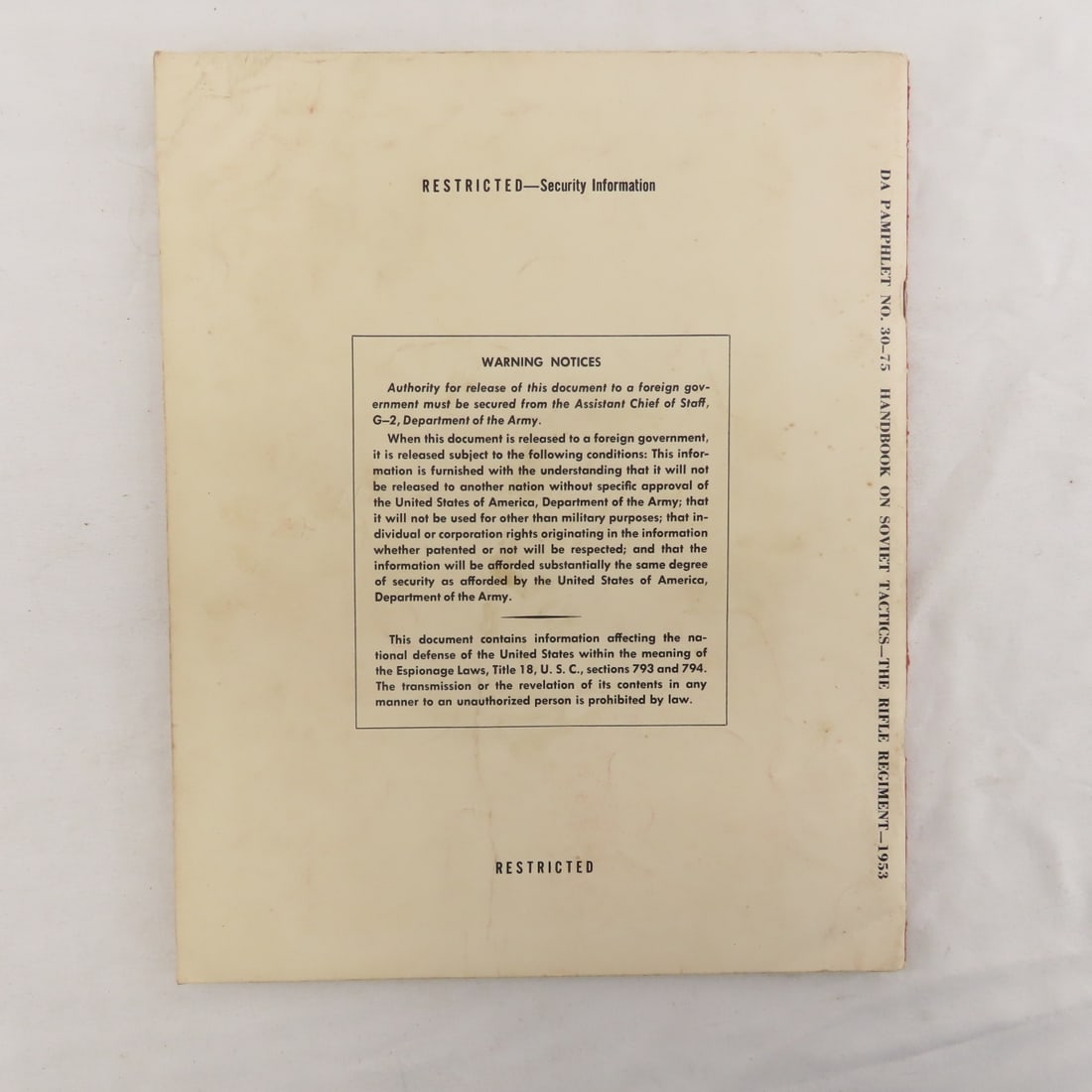 1950's - 60's US Russian & Chinese Handbooks - 18