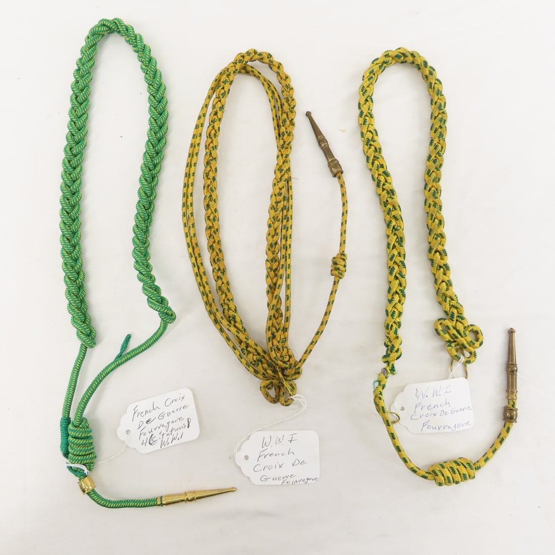 Collection of Military Shoulder Cords - 4