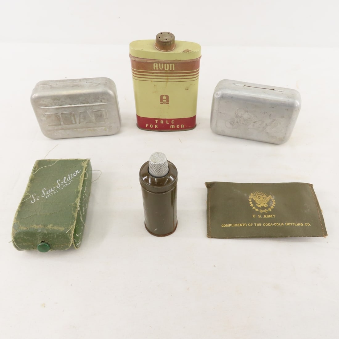 WWII US Military Toiletries, sewing kits & more - 7