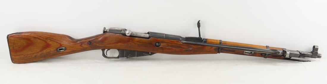 1955 Chinese Type 53 Mosin Nagant Rifle 7.62x54R: 1955 Chinese Type 53 Mosin Nagant Rifle 7.62x54R - SN#3029728, import CAI Georgia VT SN#T53020259, receiver marked "296 / (Chinese for type 53) / 1955.26 / 3029728", bolt marked 4889, 21" barrel, fron
