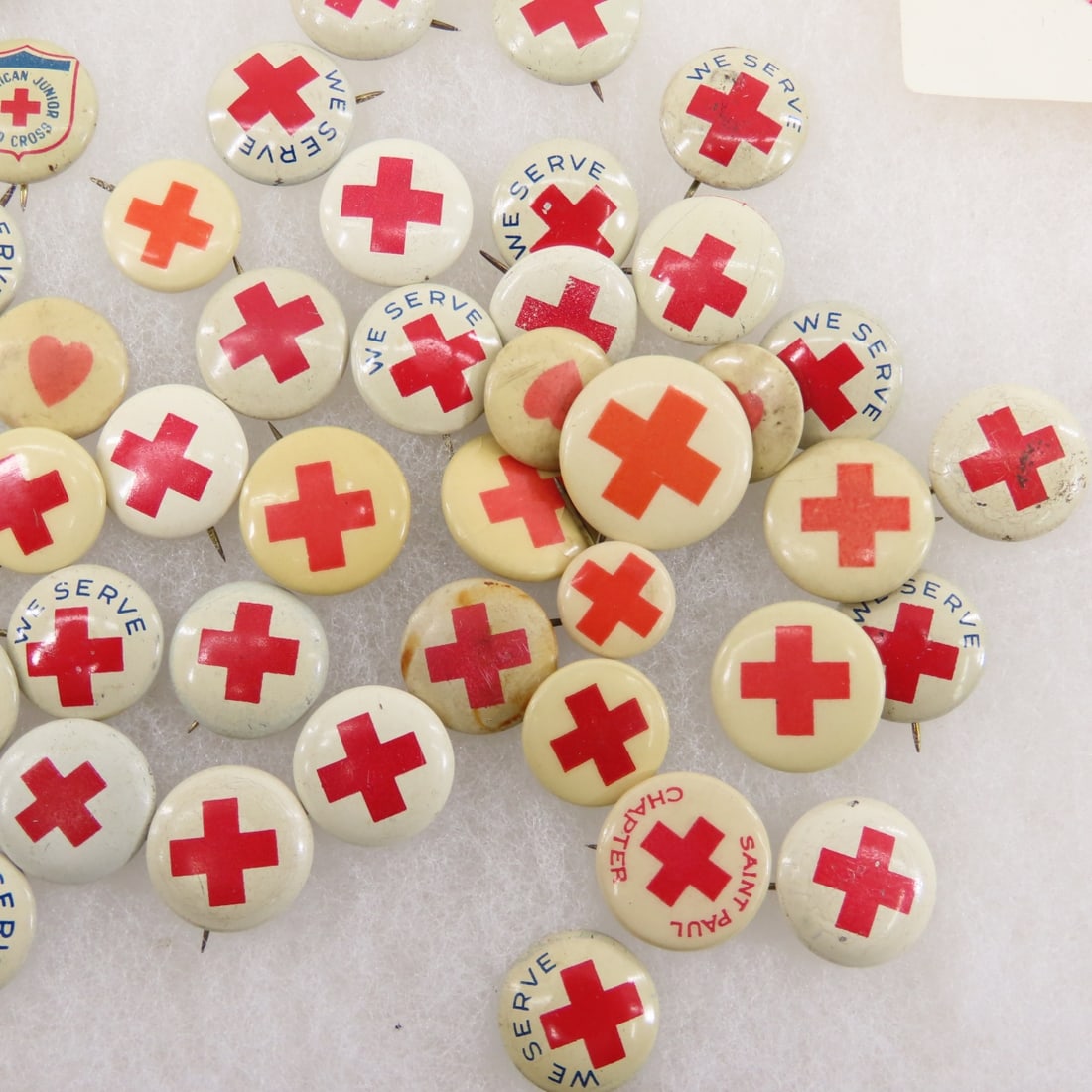 Collection of Red Cross Pins & badges - 13