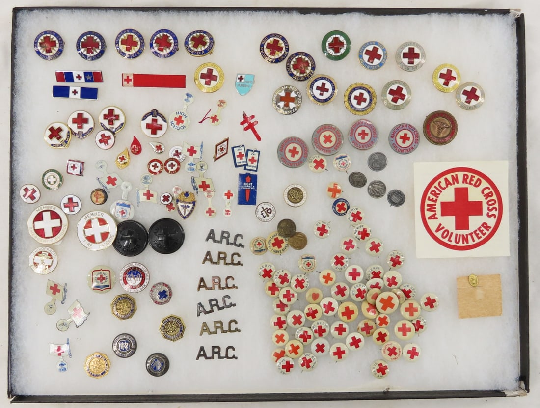Collection of Red Cross Pins & badges (1 of 15)