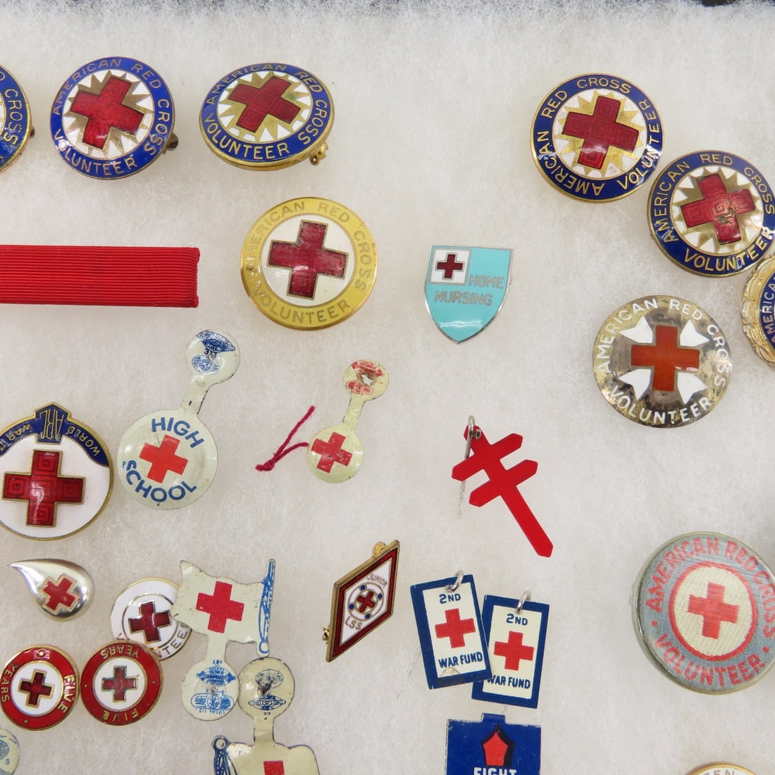 Collection of Red Cross Pins & badges - 3
