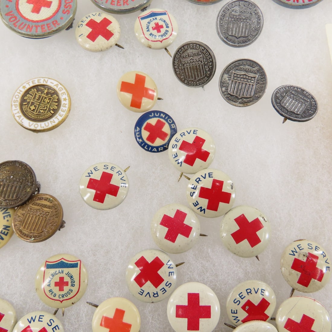 Collection of Red Cross Pins & badges - 9