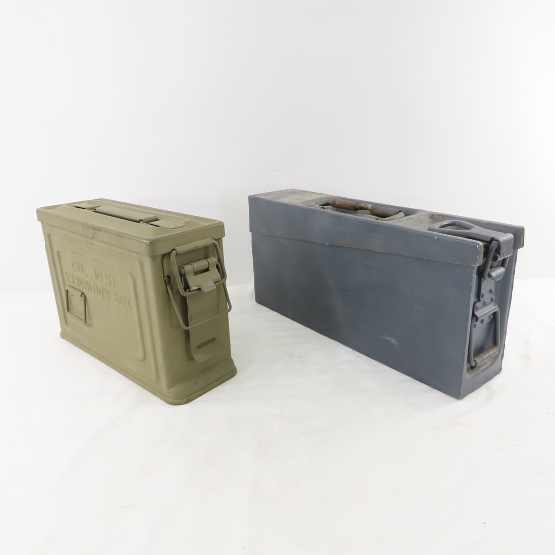 WWII Era German, Finnish & US Army Ammo Cans - 13