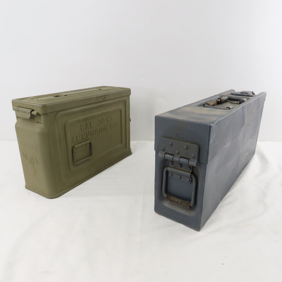 WWII Era German, Finnish & US Army Ammo Cans - 16