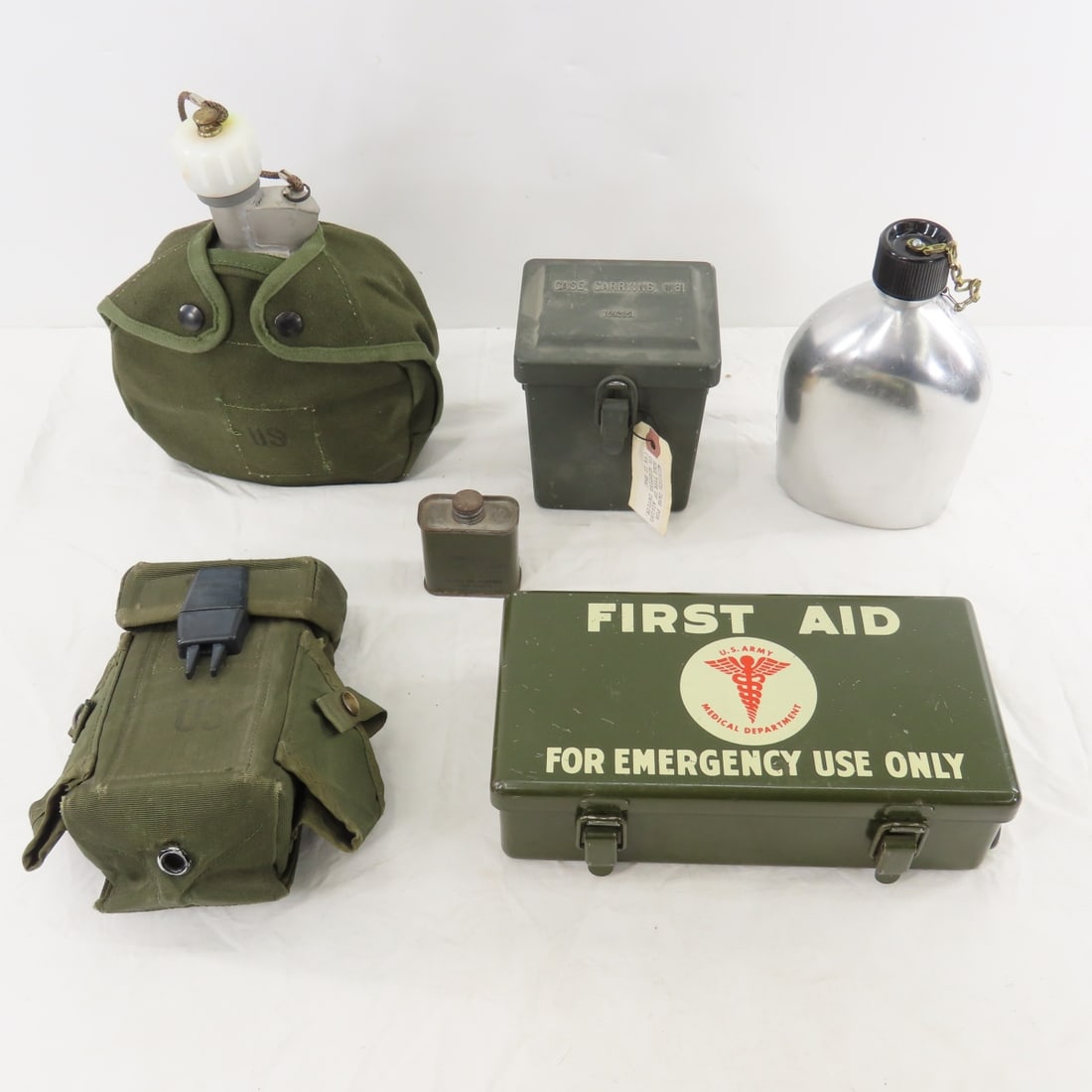 Collection of US Military Bags, Pouches, Cans - 2