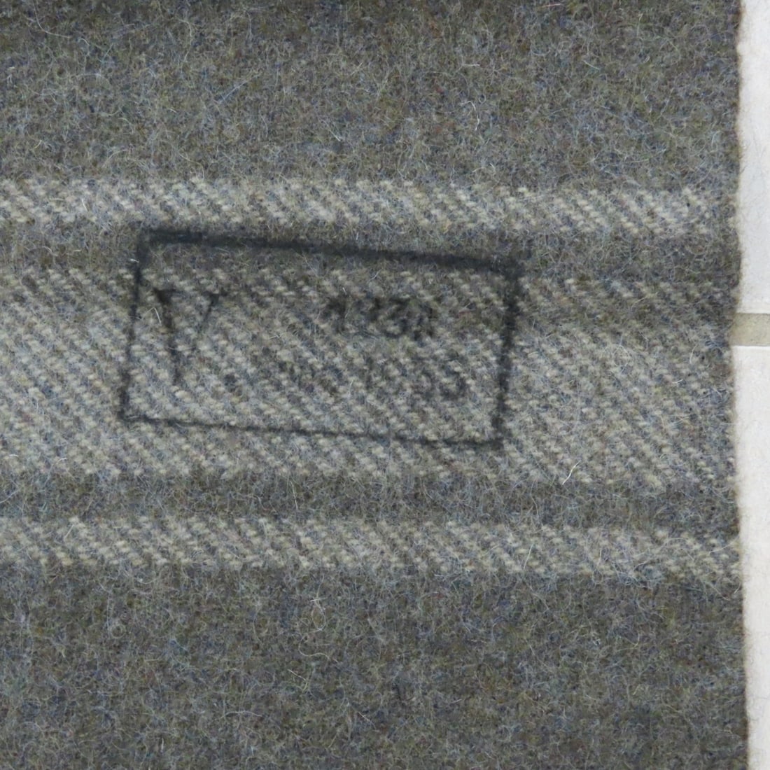 2 Vintage Italian Military Wool Blankets - 4