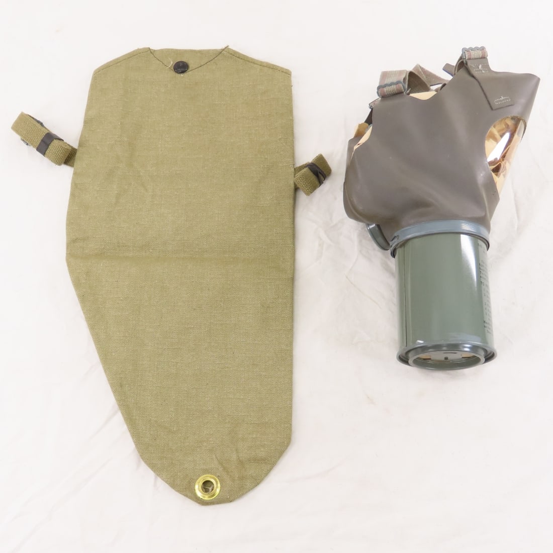 WWII US Army Field Bags, Gas Mask, Canteens - 11