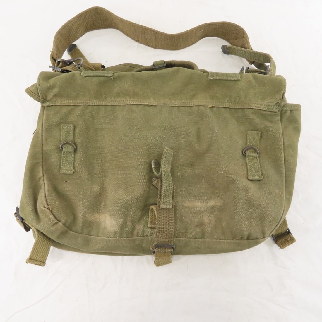 WWII US Army Field Bags, Gas Mask, Canteens - 6