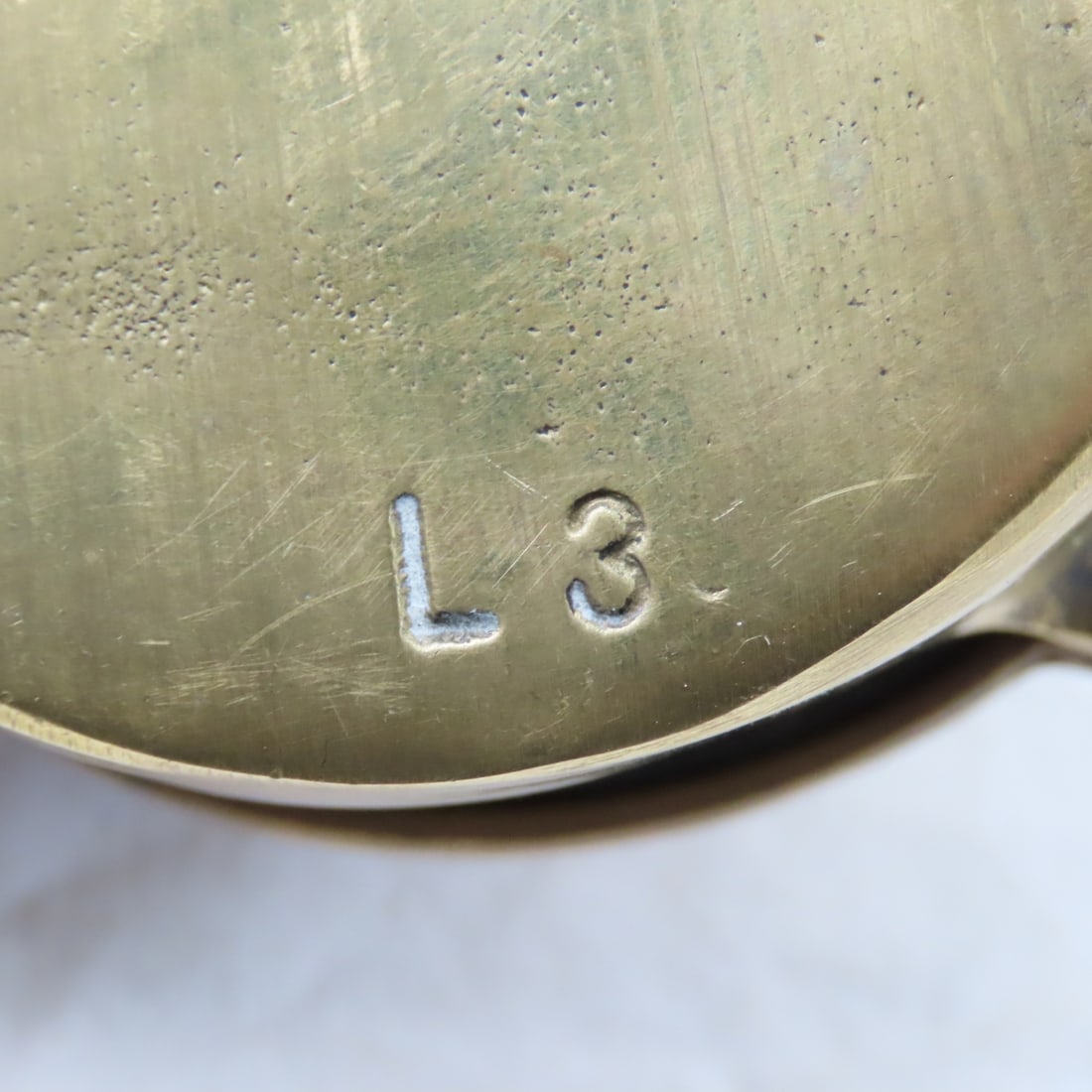 WWII German Brass Nautical Light Switch & Light - 16