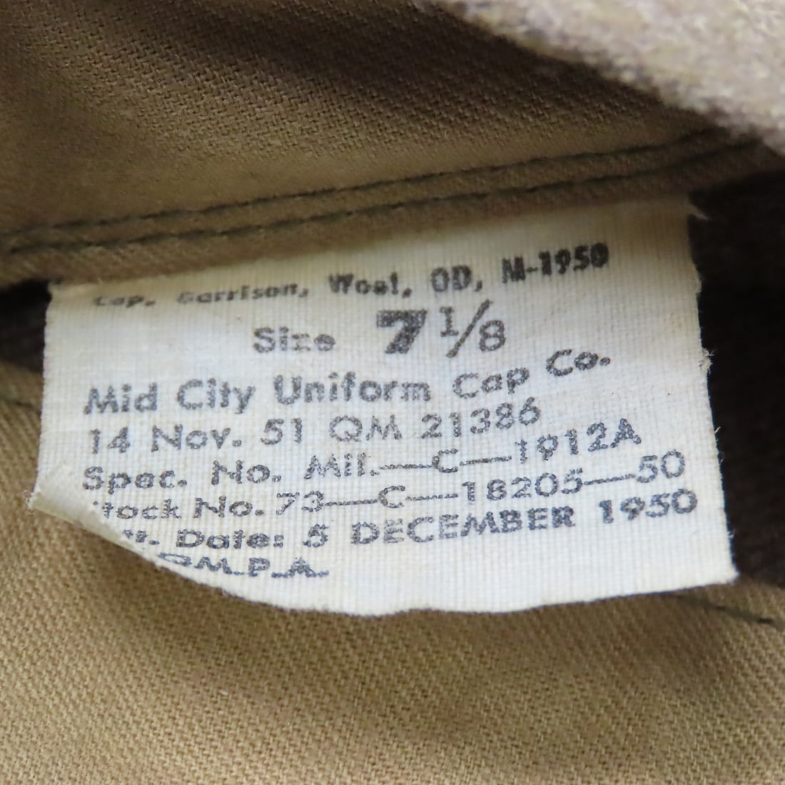 7 1950-1960s US Army Garrison Caps - 5