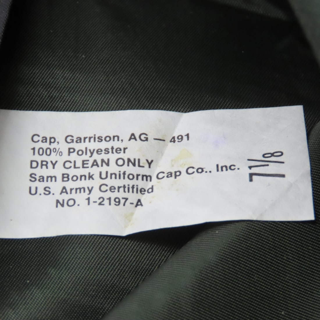 7 1950-1960s US Army Garrison Caps - 6