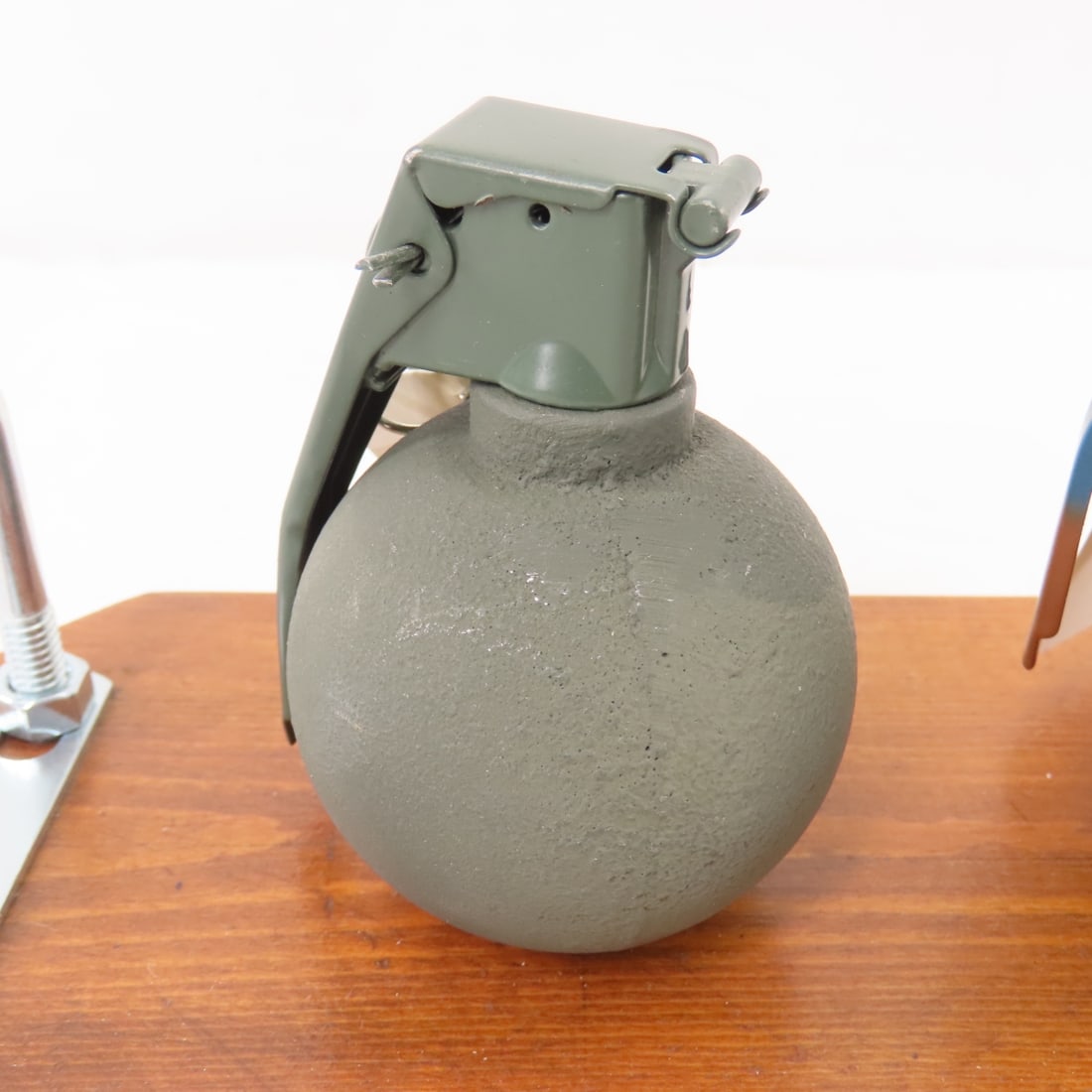 3 WWII Inert Dummy Hand Grenades Display - 2
