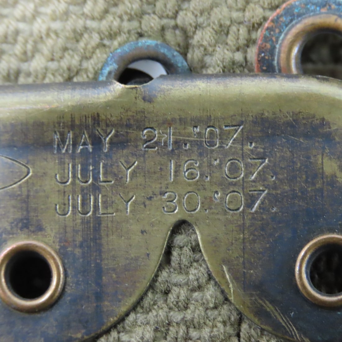 WWI US M1909 Eagle Snap Cavalry Cartridge Belt - 10