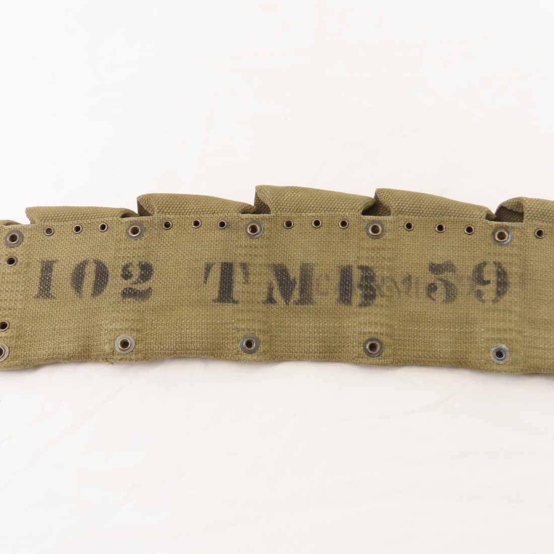 WWI US M1909 Eagle Snap Cavalry Cartridge Belt - 7